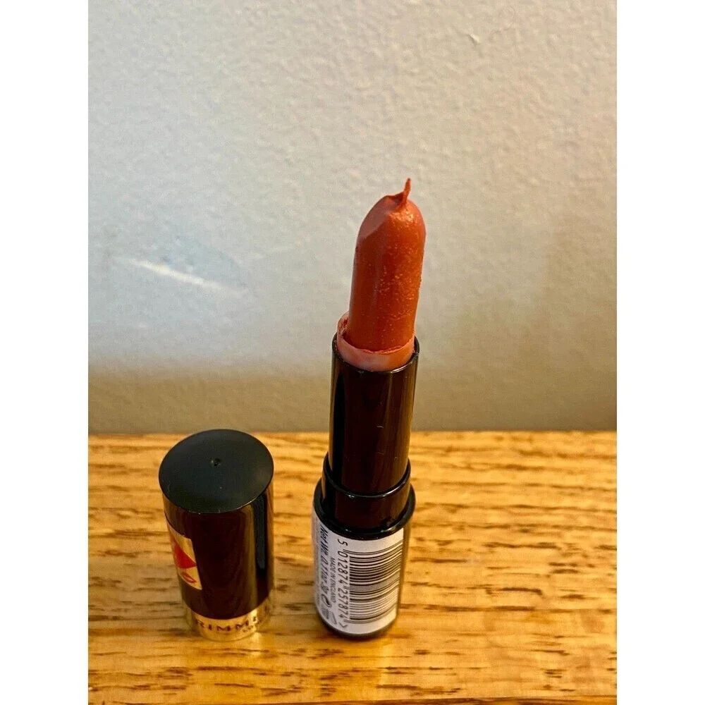 RIMMEL COOL SHINE Lipstick 052 COOL unsealed DISCONTINUED VINTAGE flaw nwob